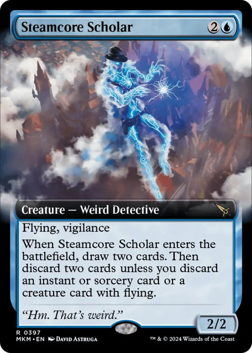 Steamcore Scholar (Extended Art) [Murders at Karlov Manor] - MTG Single