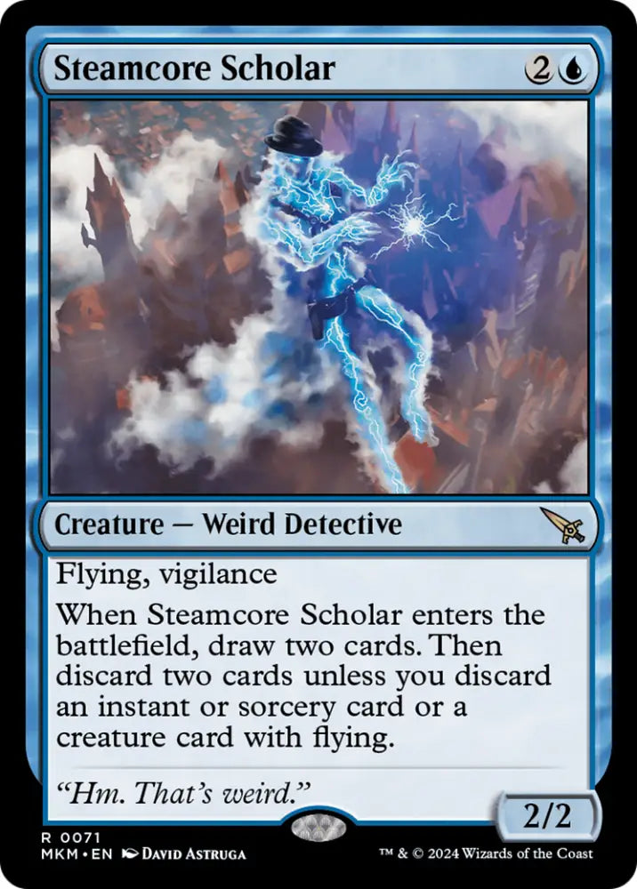 Steamcore Scholar [Murders at Karlov Manor] - MTG Single
