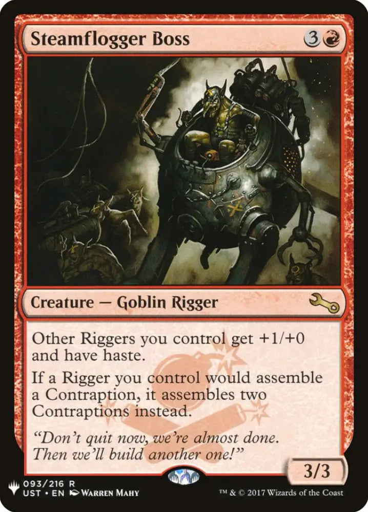 Steamflogger Boss [The List] - MTG Single