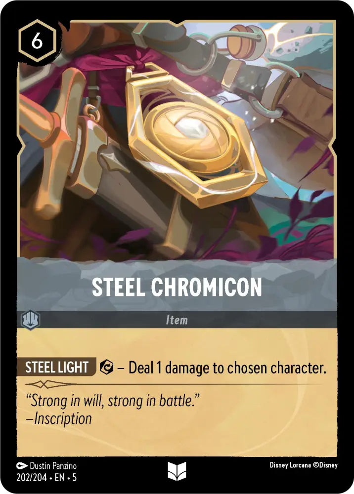Steel Chromicon (202/204) [Shimmering Skies] - Lorcana Single