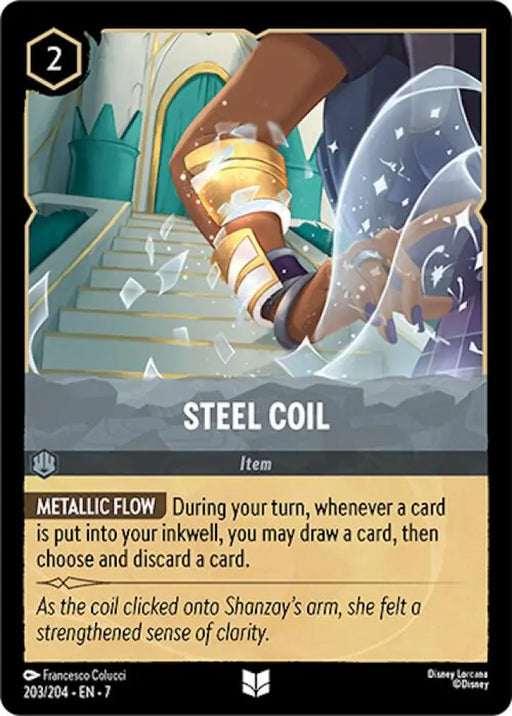 Steel Coil (203/204) [Archazia’s Island] - Lorcana Single