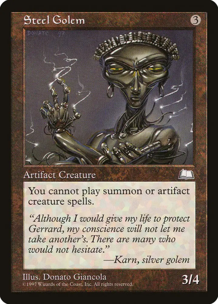 Steel Golem [Weatherlight] - MTG Single