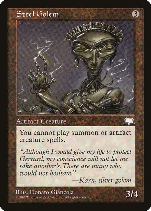Steel Golem [Weatherlight] - MTG Single