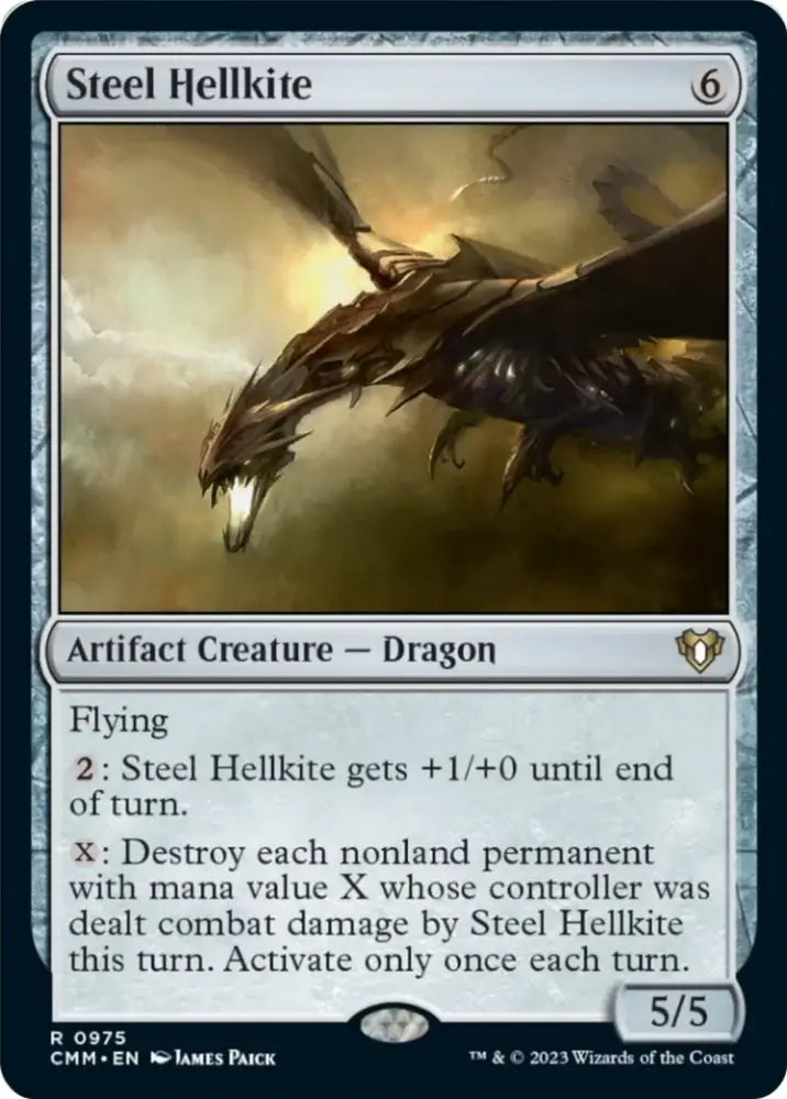 Steel Hellkite [Commander Masters] - MTG Single