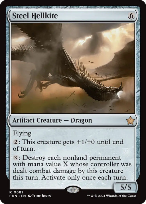 Steel Hellkite [Foundations] - MTG Single
