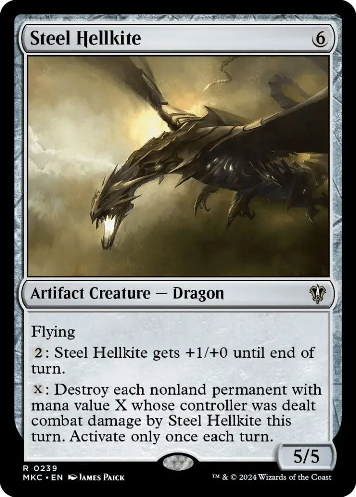 Steel Hellkite [Murders at Karlov Manor Commander] - MTG Single