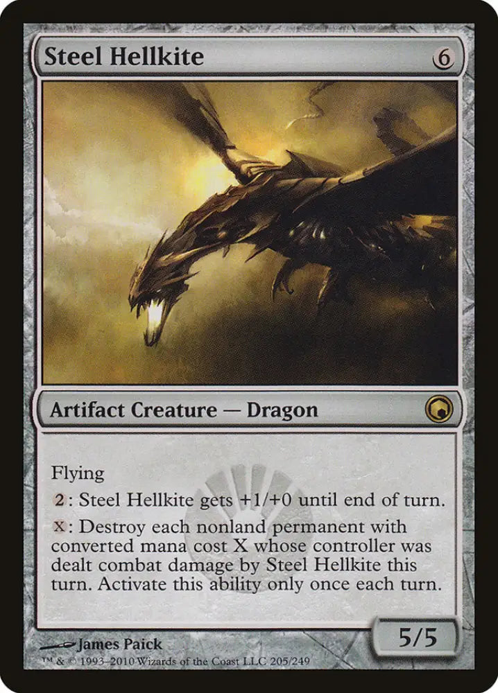 Steel Hellkite [Scars of Mirrodin] - MTG Single