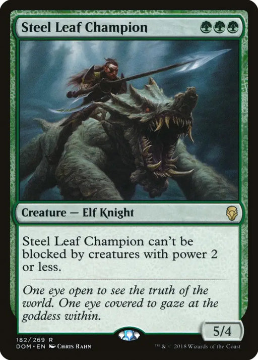 Steel Leaf Champion [Dominaria] - MTG Single