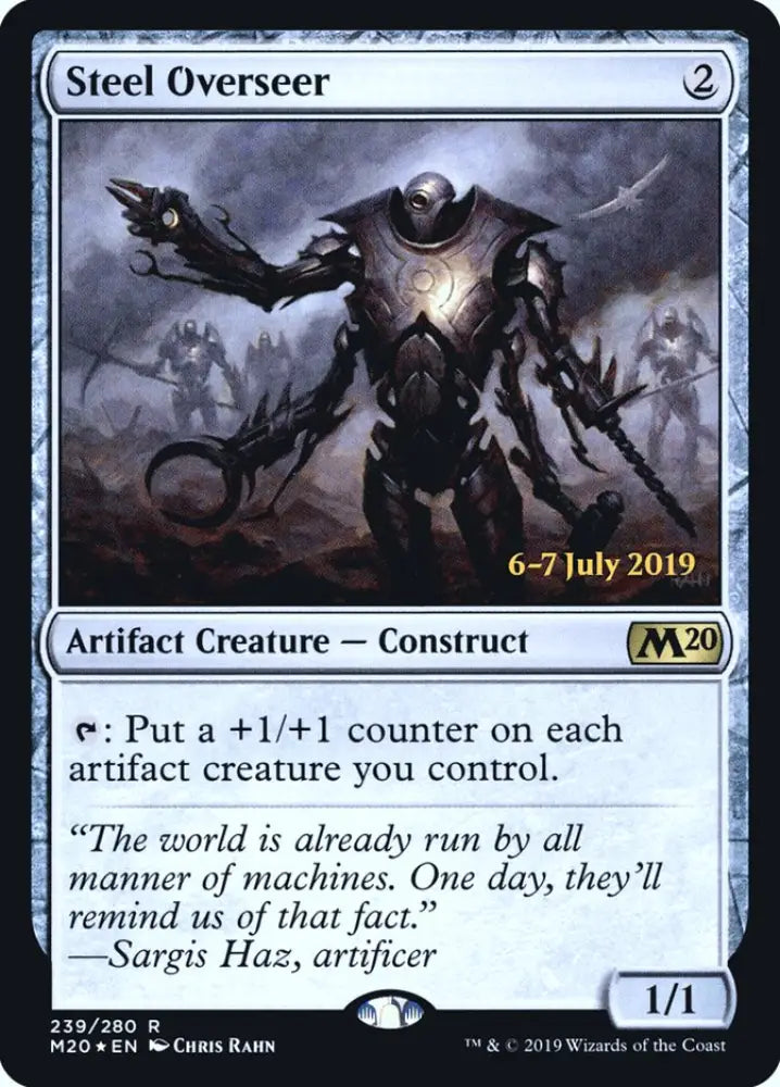 Steel Overseer [Core Set 2020 Prerelease Promos] - MTG Single