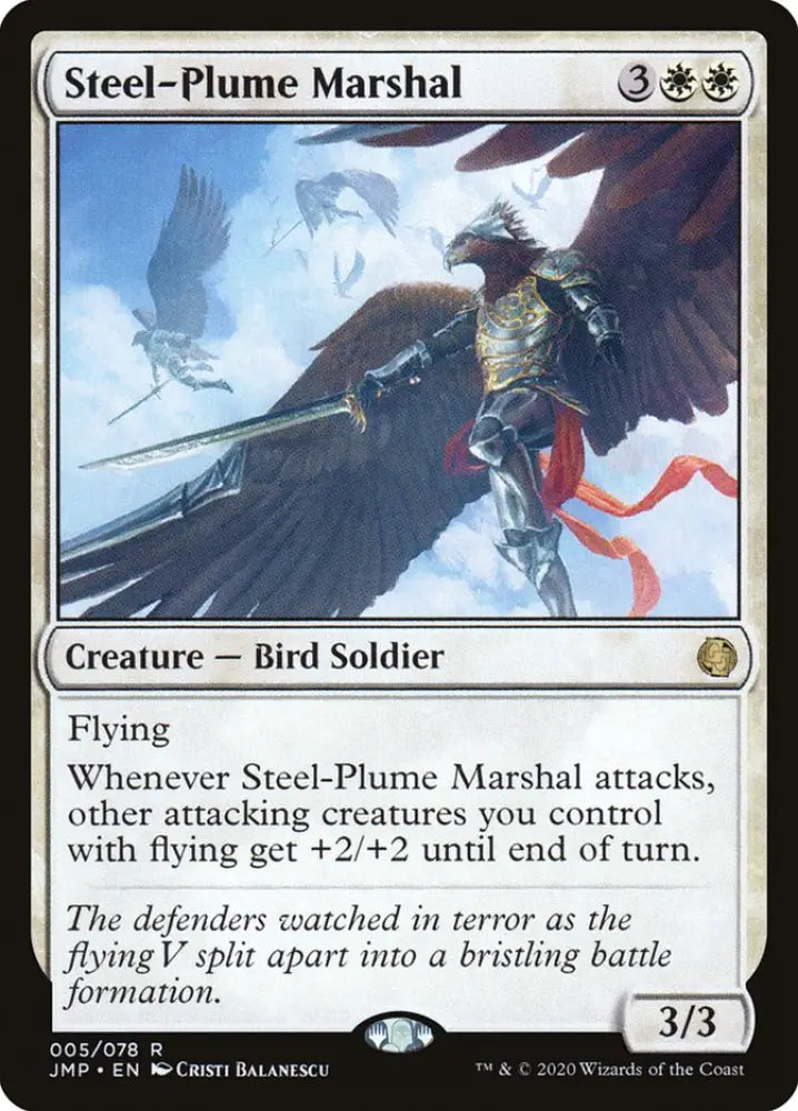Steel-Plume Marshal [Jumpstart] - MTG Single