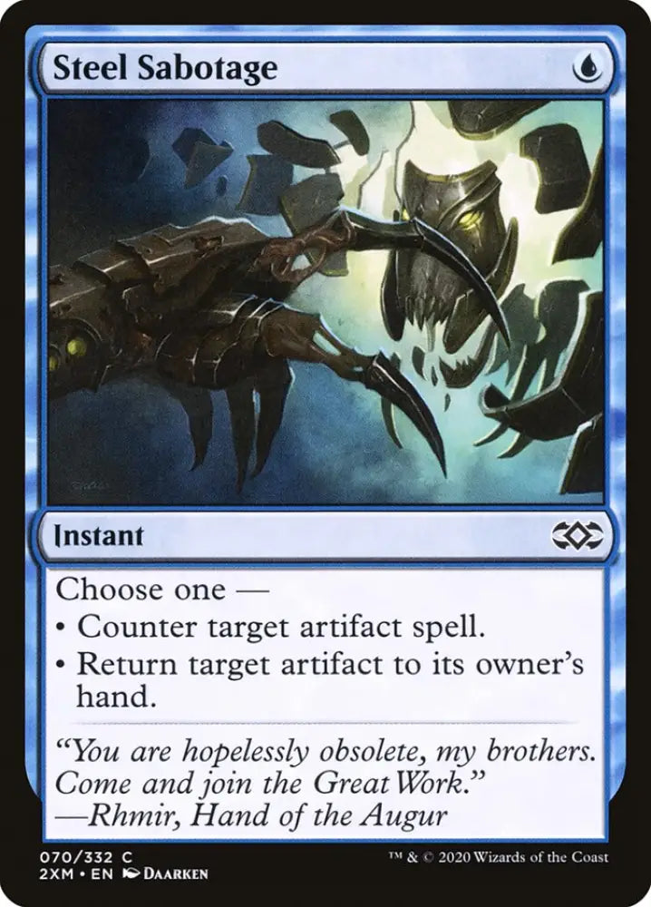 Steel Sabotage [Double Masters] - MTG Single