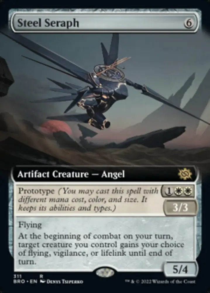 Steel Seraph (Extended Art) [The Brothers’ War] - MTG Single