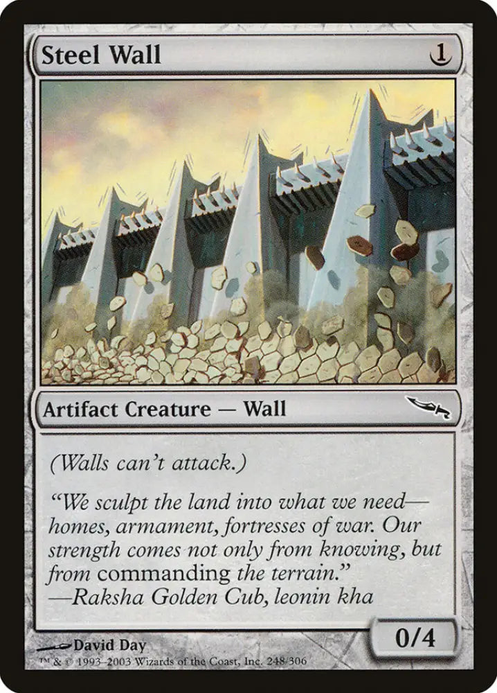 Steel Wall [Mirrodin] - MTG Single