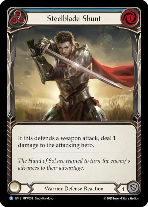 Steelblade Shunt (Blue) (MPW058) [Mastery Pack Warrior]