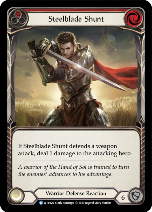 Steelblade Shunt (Red) [Welcome to Rathe Unlimited] Unlimited Normal - Flesh And Blood Single