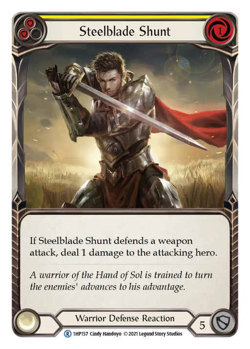 Steelblade Shunt (Yellow) [1HP157] (History Pack 1) - Flesh And Blood Single