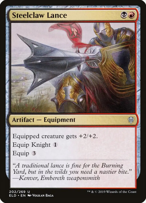 Steelclaw Lance [Throne of Eldraine] - MTG Single