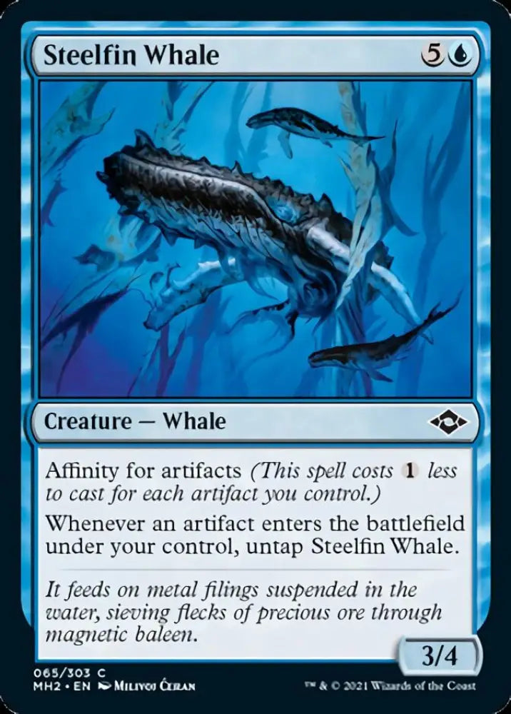 Steelfin Whale [Modern Horizons 2] - MTG Single