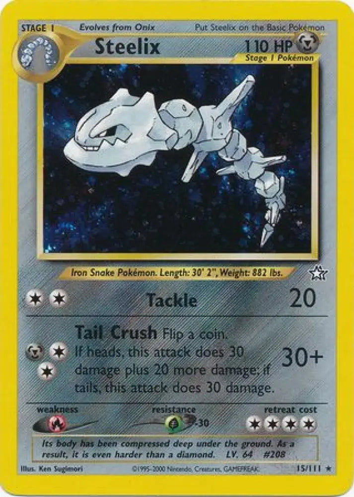 Steelix (15/111) [Neo Genesis Unlimited] - Pokemon Single
