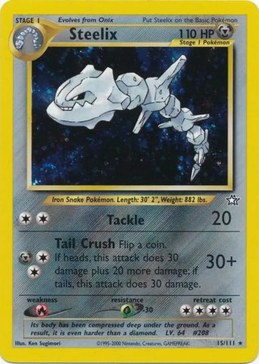 Steelix (15/111) [Neo Genesis Unlimited] - Pokemon Single