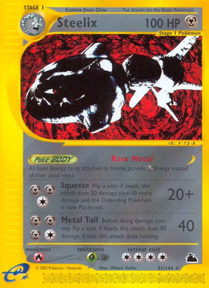 Steelix (31/144) [Skyridge] - Pokemon Single