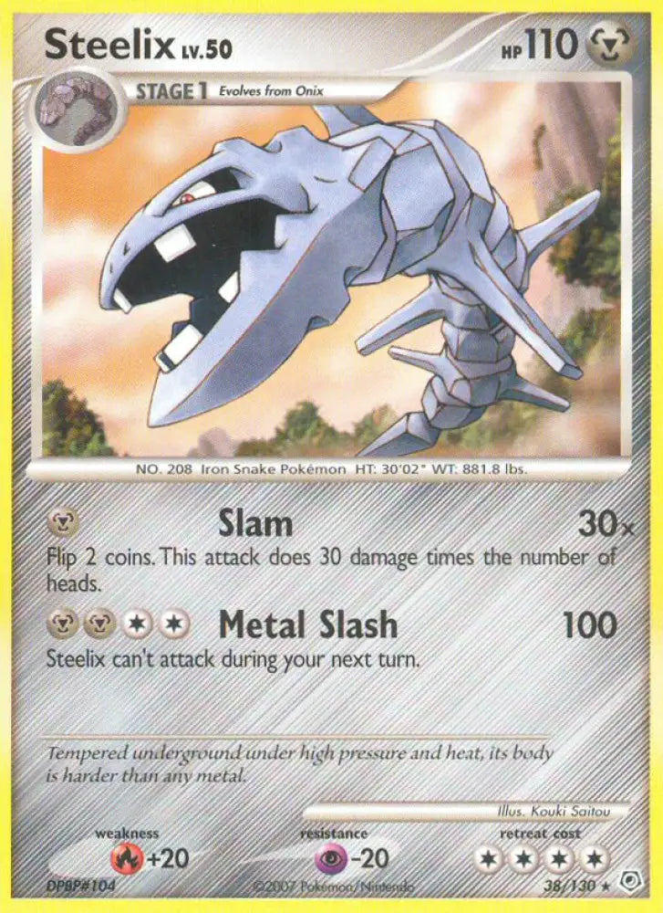 Steelix (38/130) [Diamond & Pearl: Base Set] - Pokemon Single