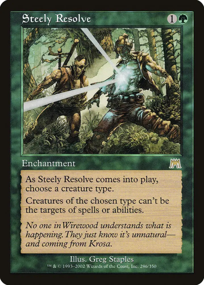 Steely Resolve [Onslaught] - MTG Single