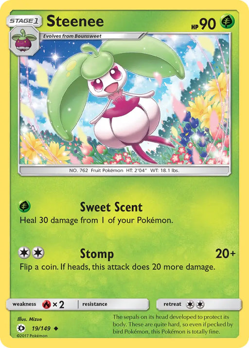 Steenee (19/149) [Sun & Moon: Base Set] - Pokemon Single