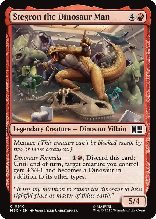 Stegron the Dinosaur Man (810) [Marvel Super Heroes Commander]