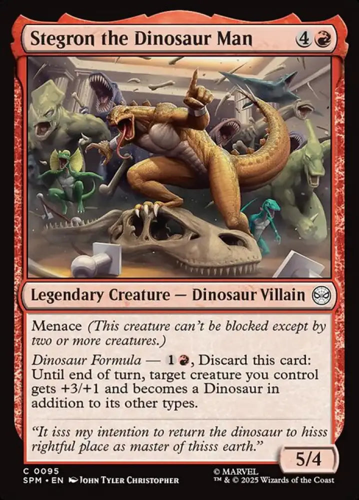 Stegron the Dinosaur Man (95) [Marvel's Spider-Man]