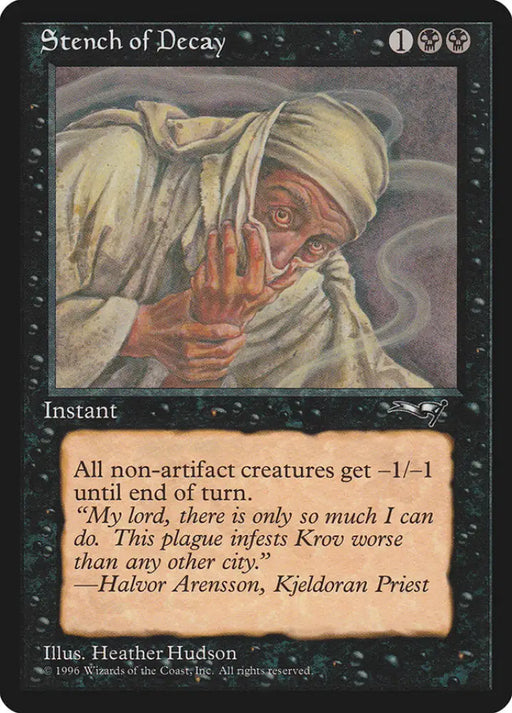 Stench of Decay (Covering Mouth) [Alliances] - MTG Single