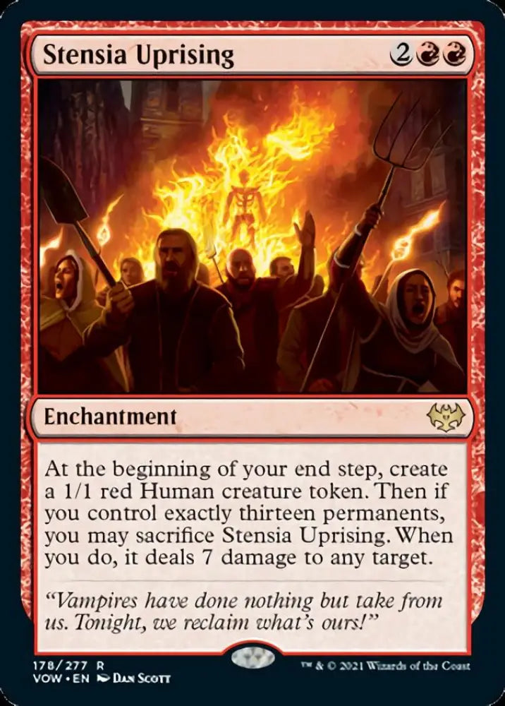 Stensia Uprising [Innistrad: Crimson Vow] - MTG Single