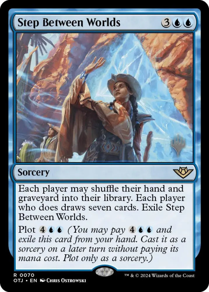 Step Between Worlds (Promo Pack) [Outlaws of Thunder Junction Promos] - MTG Single
