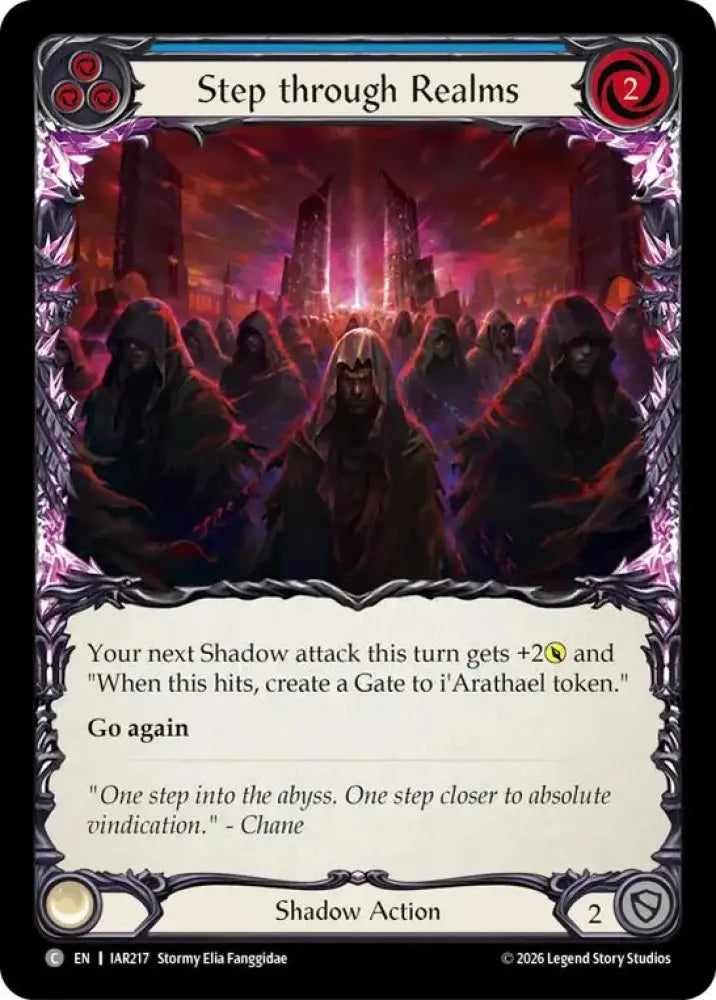 Step through Realms (Blue) (IAR217) [Usurp the Shadow Throne]