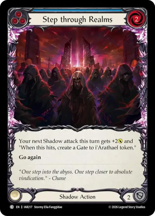Step through Realms (Blue) (IAR217) [Usurp the Shadow Throne]