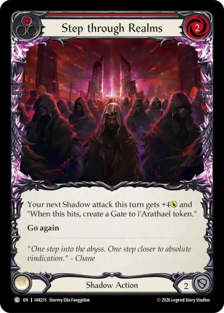 Step through Realms (Red) (IAR215) [Usurp the Shadow Throne]