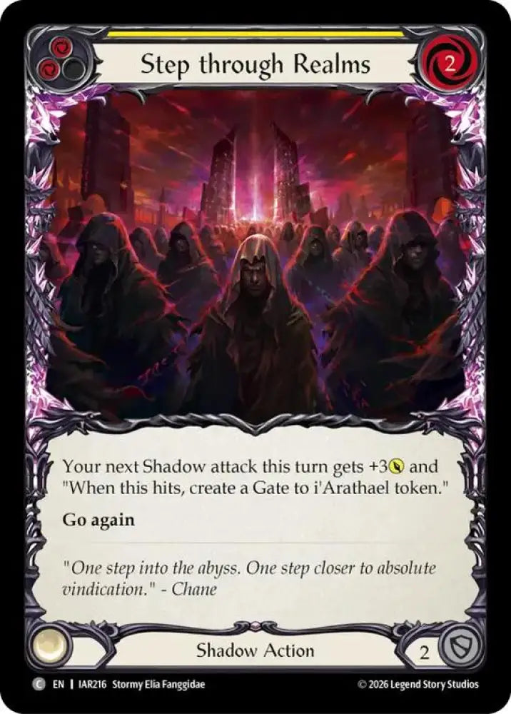 Step through Realms (Yellow) (IAR216) [Usurp the Shadow Throne]