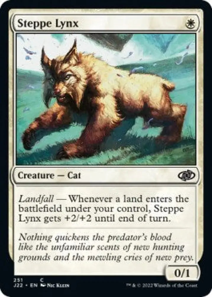 Steppe Lynx [Jumpstart 2022] - MTG Single