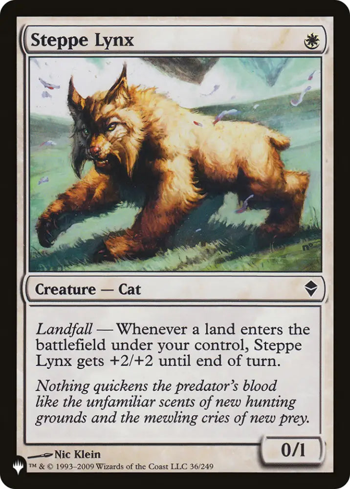 Steppe Lynx [The List] - MTG Single