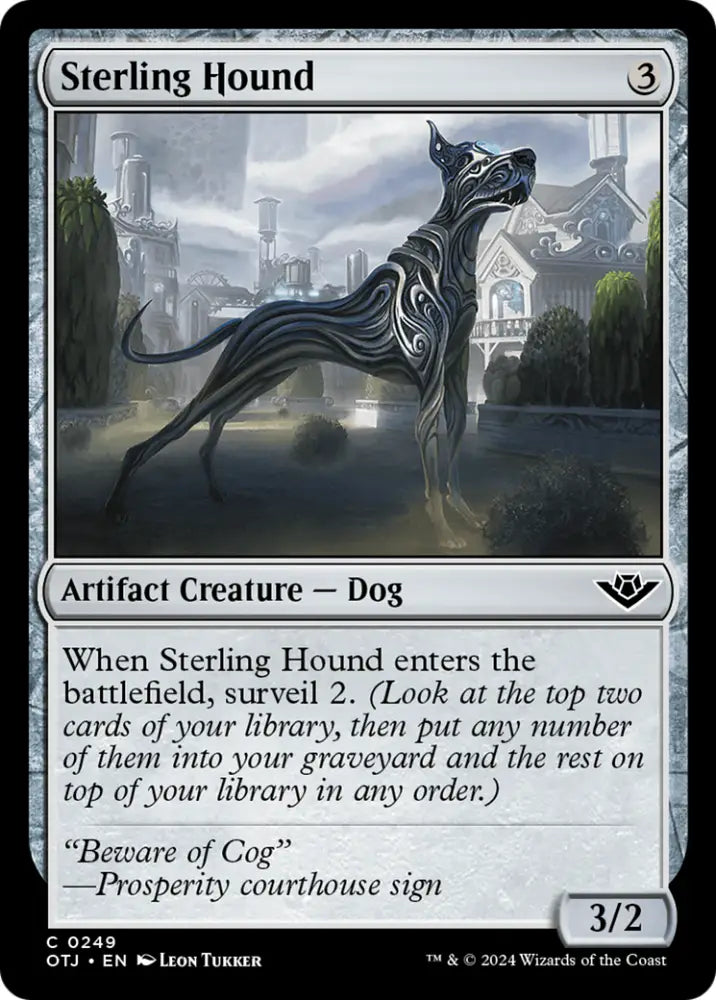 Sterling Hound [Outlaws of Thunder Junction] - MTG Single