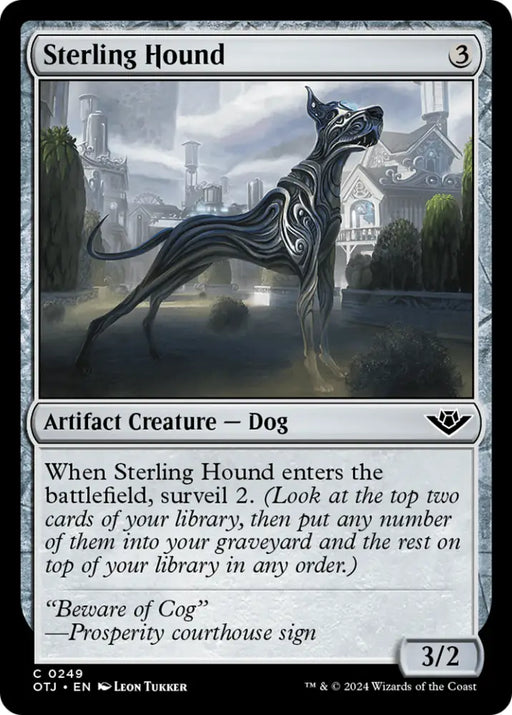 Sterling Hound [Outlaws of Thunder Junction] - MTG Single