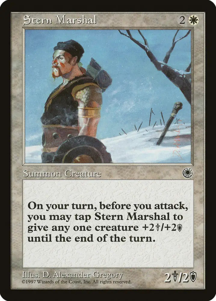 Stern Marshal [Portal] - MTG Single