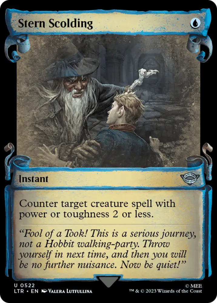 Stern Scolding [The Lord of the Rings: Tales of Middle-Earth Showcase Scrolls] - MTG Single
