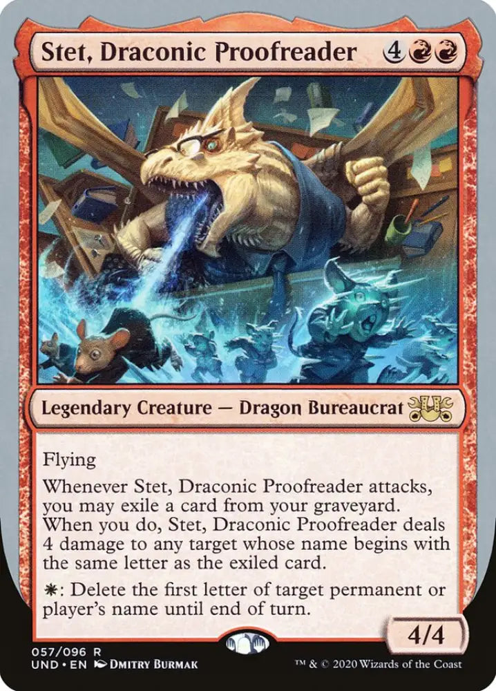 Stet Draconic Proofreader [Unsanctioned] - MTG Single