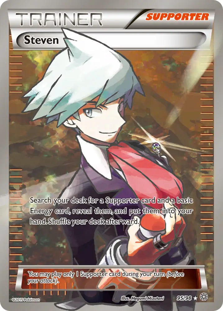 Steven (95/98) [XY: Ancient Origins] - Pokemon Single