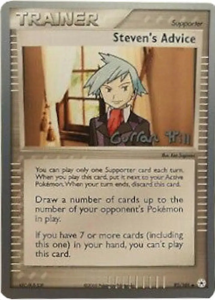 Steven’s Advice (92/101) (Bright Aura - Curran Hill’s) [World Championships 2005] - Pokemon Single