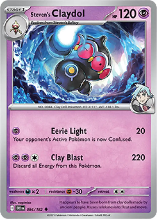 Steven’s Claydol (084/182) [SV10: Destined Rivals] - Pokemon Single