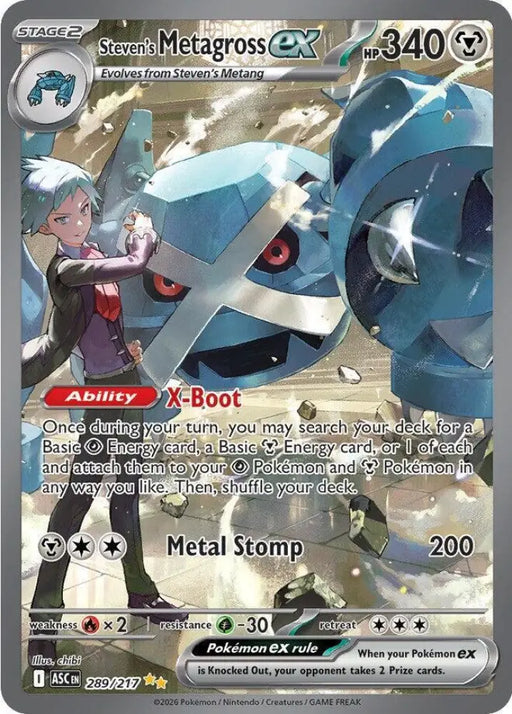Steven's Metagross ex (289/217) [ME: Ascended Heroes]