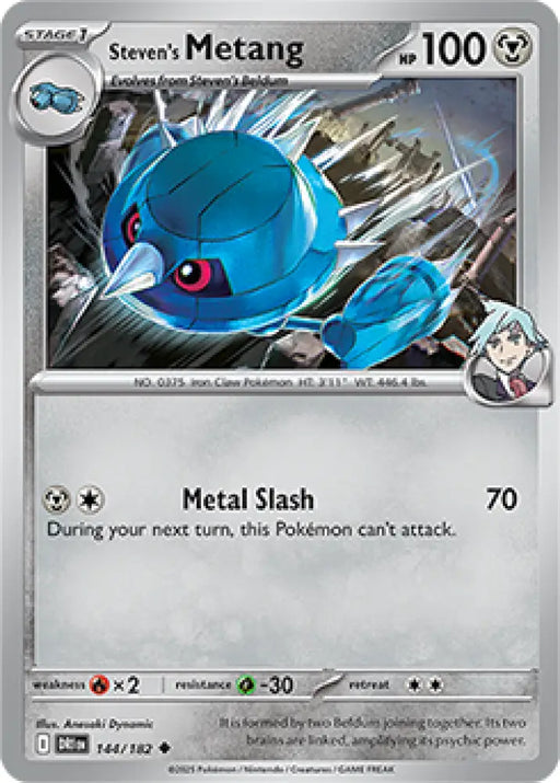Steven’s Metang - 144/182 [SV10: Destined Rivals] - Pokemon Single