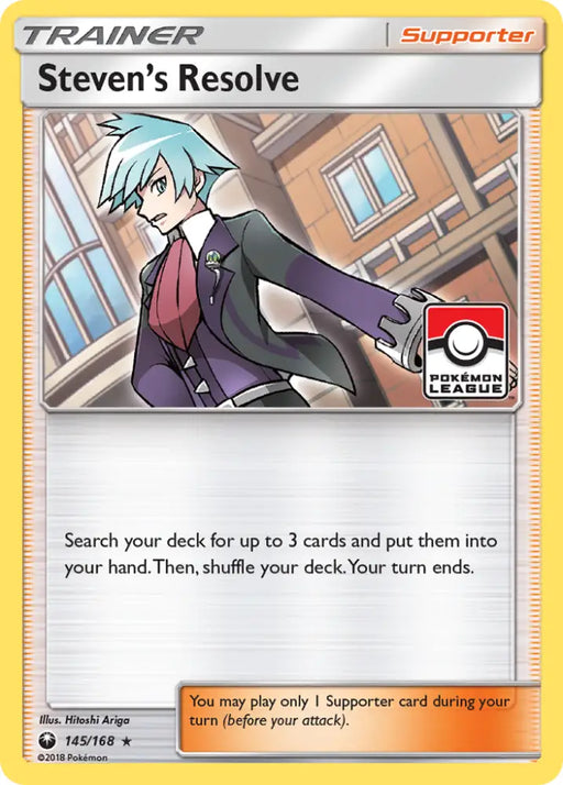 Steven’s Resolve (145/168) [Sun & Moon: Celestial Storm] - Pokemon Single